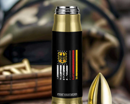 Patriotic Bundesadler Vintage German American Flag Bullet Tumbler Germany Heritage Pride