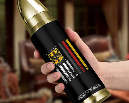 Patriotic Bundesadler Vintage German American Flag Bullet Tumbler Germany Heritage Pride