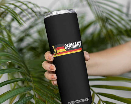 German Heritage Pride Germany Flag Skinny Tumbler