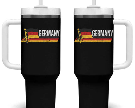 German Heritage Pride Germany Flag Tumbler With Handle
