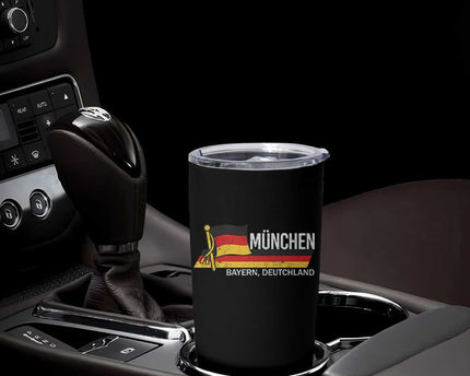 Munchen Bayern German Heritage Pride Germany Flag Tumbler Cup