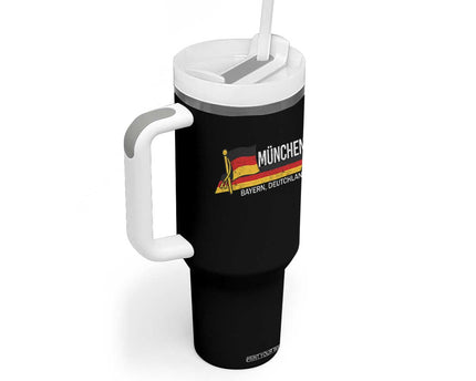 Munchen Bayern German Heritage Pride Germany Flag Tumbler With Handle