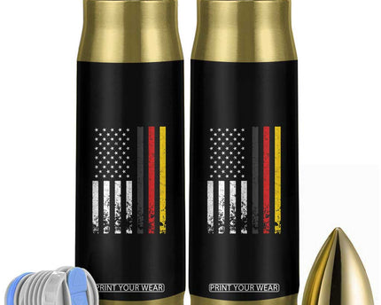 Patriotic Vintage German American Flag Bullet Tumbler Germany Heritage Pride