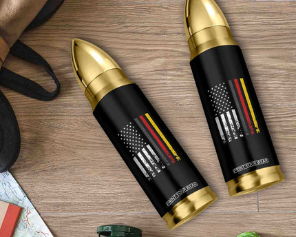 Patriotic Vintage German American Flag Bullet Tumbler Germany Heritage Pride