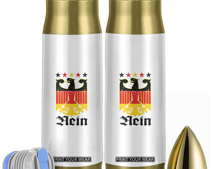 Funny German Eagle Bullet Tumbler Vintage Nein No Germany Souvenir Oktoberfest