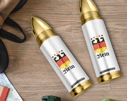Funny German Eagle Bullet Tumbler Vintage Nein No Germany Souvenir Oktoberfest
