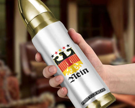 Funny German Eagle Bullet Tumbler Vintage Nein No Germany Souvenir Oktoberfest