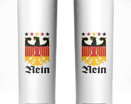 Funny German Eagle Skinny Tumbler Vintage Nein No Germany Souvenir Oktoberfest