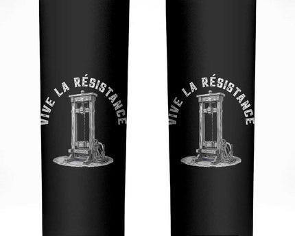 Funny Vive La Resistance Skinny Tumbler Femme Feminist Vintage Guillotine