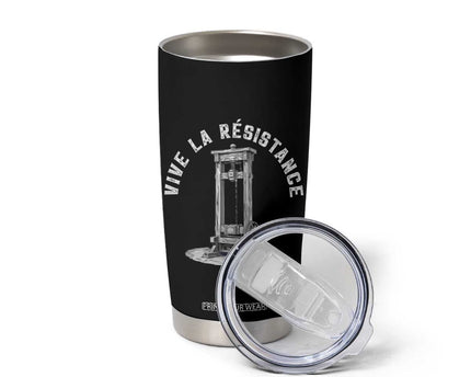 Funny Vive La Resistance Tumbler Cup Femme Feminist Vintage Guillotine