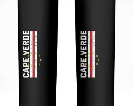 Cabo Verde Pride Vintage Jersey Cape Verdean Flag Skinny Tumbler