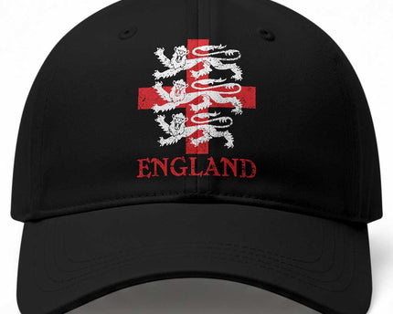 England Three Lions Symbol English Pride Souvenir Baseball Cap