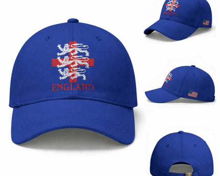 England Three Lions Symbol English Pride Souvenir Baseball Cap
