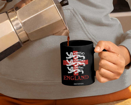 England Three Lions Symbol English Pride Souvenir Coffee Mug