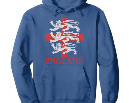England Three Lions Symbol English Pride Souvenir Hoodie