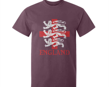 England Three Lions Symbol English Pride Souvenir T-Shirt