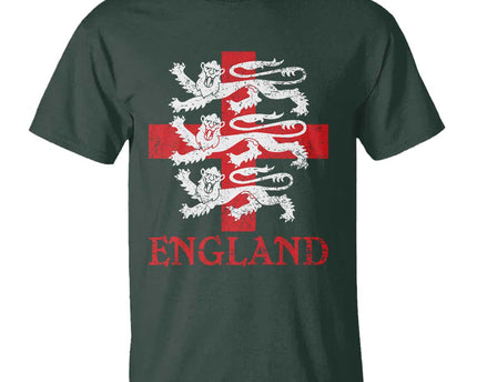 England Three Lions Symbol English Pride Souvenir T-Shirt