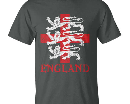 England Three Lions Symbol English Pride Souvenir T-Shirt