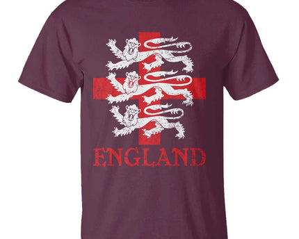 England Three Lions Symbol English Pride Souvenir T-Shirt