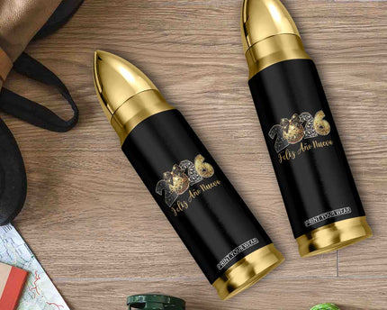 Spanish New Year 2026 Bullet Tumbler Feliz Ano Nuevo NYE Party Disco Ball