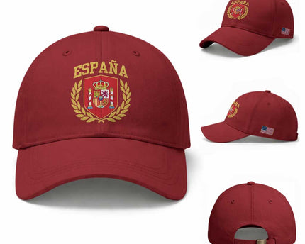 Espana Escudo Retro Spain Coat of Arms Español Baseball Cap