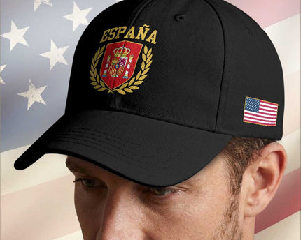 Espana Escudo Retro Spain Coat of Arms Español Baseball Cap