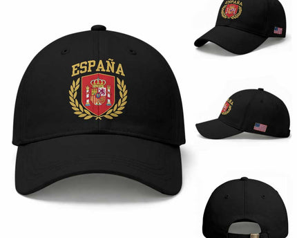 Espana Escudo Retro Spain Coat of Arms Español Baseball Cap