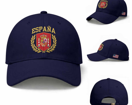 Espana Escudo Retro Spain Coat of Arms Español Baseball Cap