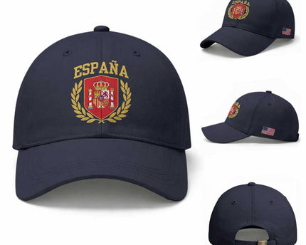 Espana Escudo Retro Spain Coat of Arms Español Baseball Cap