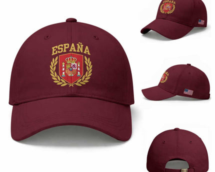 Espana Escudo Retro Spain Coat of Arms Español Baseball Cap