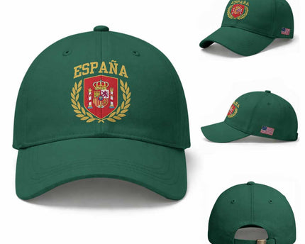 Espana Escudo Retro Spain Coat of Arms Español Baseball Cap
