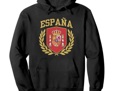 Espana Escudo Retro Spain Coat of Arms Espanol Hoodie