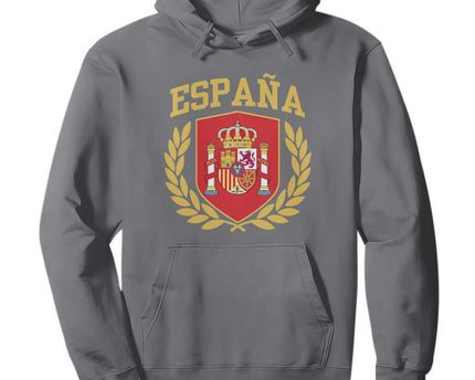 Espana Escudo Retro Spain Coat of Arms Espanol Hoodie