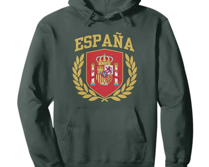 Espana Escudo Retro Spain Coat of Arms Espanol Hoodie