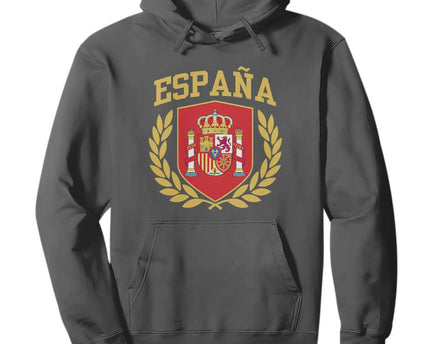 Espana Escudo Retro Spain Coat of Arms Espanol Hoodie