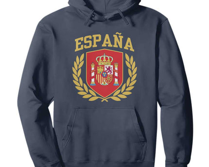 Espana Escudo Retro Spain Coat of Arms Espanol Hoodie