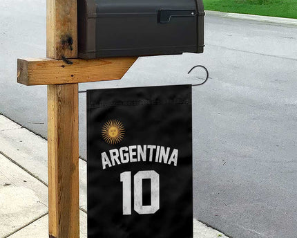 Argentina Football Number 10 Jersey Style Garden Flag Soccer Fan