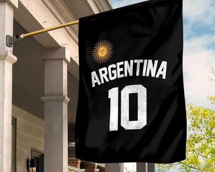 Argentina Football Number 10 Jersey Style Garden Flag Soccer Fan