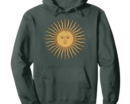 Argentina Sol De Mayo Vintage Argentinian Sun Throwback Design Hoodie