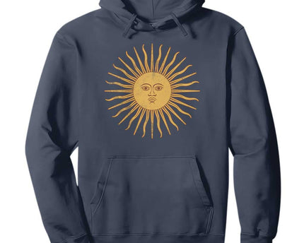 Argentina Sol De Mayo Vintage Argentinian Sun Throwback Design Hoodie