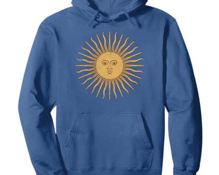Argentina Sol De Mayo Vintage Argentinian Sun Throwback Design Hoodie