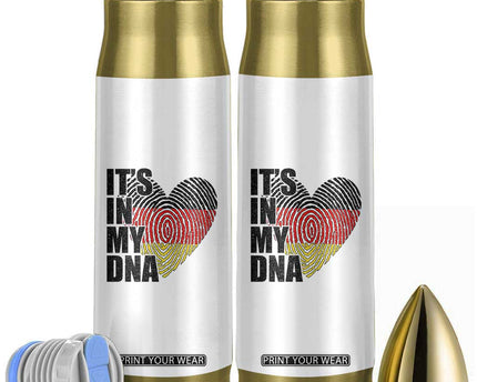 German Pride Bullet Tumbler It Is In My DNA Patriotic Germany Flag