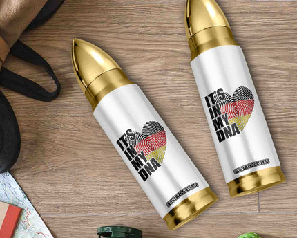 German Pride Bullet Tumbler It Is In My DNA Patriotic Germany Flag