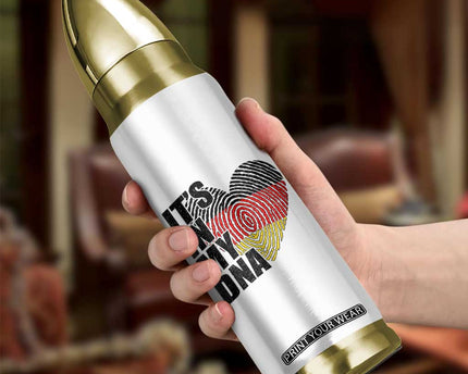 German Pride Bullet Tumbler It Is In My DNA Patriotic Germany Flag