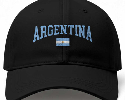 Argentina Sports Throwback Design Vintage Argentinian Flag Baseball Cap