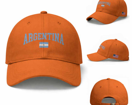 Argentina Sports Throwback Design Vintage Argentinian Flag Baseball Cap