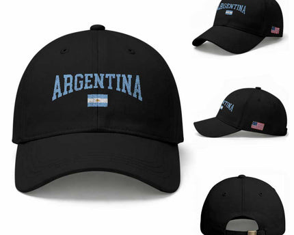 Argentina Sports Throwback Design Vintage Argentinian Flag Baseball Cap