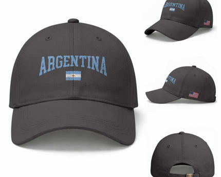 Argentina Sports Throwback Design Vintage Argentinian Flag Baseball Cap