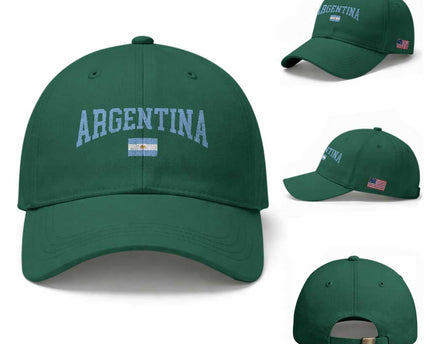 Argentina Sports Throwback Design Vintage Argentinian Flag Baseball Cap