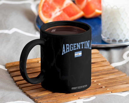 Argentina Sports Throwback Design Vintage Argentinian Flag Coffee Mug